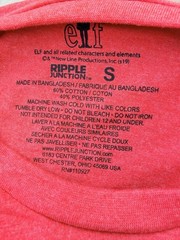 NWT Elf OMG SANTA I KNOW HIM Graphic Adult Small T Shirt Red