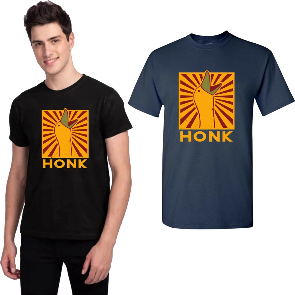 Honk Meme T Shirt Triggered Goose Peace Was Never An Option Kids & Adults Tee