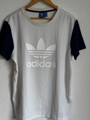 Adidas Originals Trefoil Raglan T-Shirt (White/Navy)
