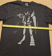 Cospa GUNDAM Federation White Guy T-shirt BLACK Size Large