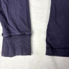 J. Crew Jeans Mox Pique Henley Shirt Mens Medium Navy Blue Casual Pullover