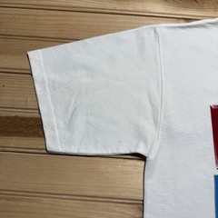 Vintage 90s K-Swiss 7.0 System Tennis Single Stitch White Shirt Size Medium
