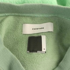 【TOPS】FACETASM CSW-SW-M04FAUX FUR SWEAT Sweatshirt Faux Fur Size 5 Smoke