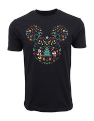 DISNEY MICKEY MOUSE CHRISTMAS MENS T SHIRT