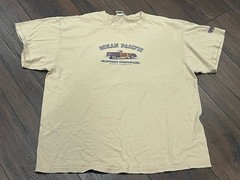 Vtg Ocean Pacific Chrysler Woodie Surf Skate Grunge OP Y Shirt 90s Lifestyle