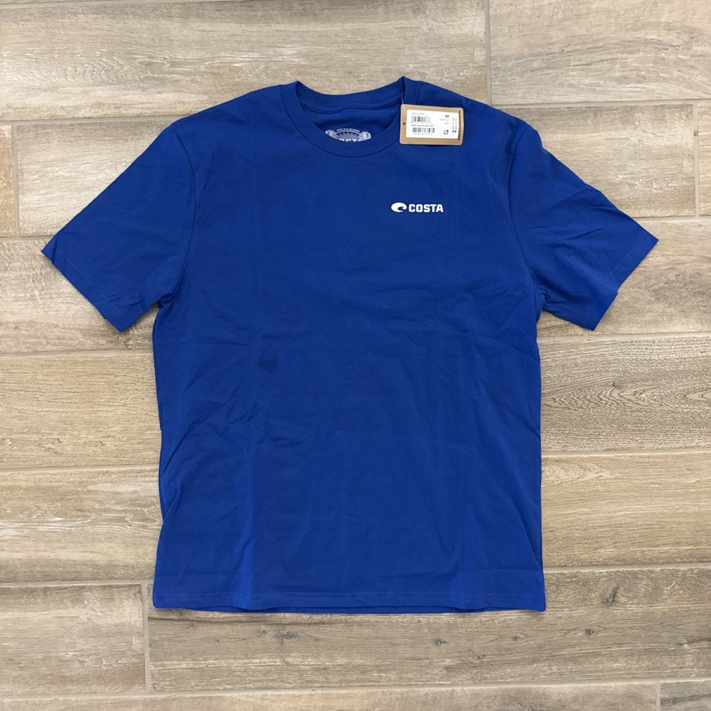 Costa Del Mar Mens C Wave T-Shirt Size Medium Blue