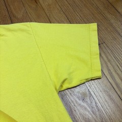 2009 M&Ms Yellow M&M Graphic T Shirt Size Large All Over Print AOP Short Sleeve