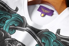 New Fashion Elephant Rhinestone Summer Short Sleeve Luxury Men Trend T-Shirt