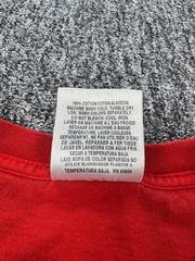 JNCO Jeans Shirt Men 2XL Red Graphic 8 Ball Flame Dice Crewneck Vtg Made In USA