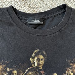 Vintage Harry Potter Goblet Of Fire Movie Promo Black T Shirt! Rare Fine! Y2k