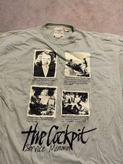 Vintage Avirex WW2 Cockpit Memories Rare Air Force Pilot Size L Tee T Shirt 80s