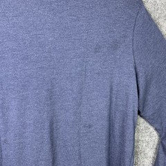 Croft & Barrow Easy Care Henley Long Sleeve Knit Top Men XXL Blue