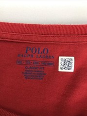 Polo Mens Graphic T-Shirt Red Big Logo Sz XXL Casual Pullover W/Stains See Pics
