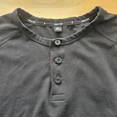 Public Rec Go-To L/S Pima Cotton Henley Stretch T-Shirt Sz XL