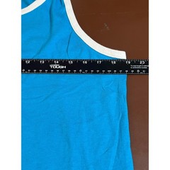 Victoria’s Secret PINK Mens Blue Ringer Racerback Tank Top Medium Dog Logo