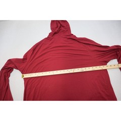 VRST Hooded Shirt Mens XL Red Long Sleeve Cotton Modal Stretch Excellent
