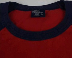Vintage Polo Ralph Lauren Raglan 2 Tone T Shirt Pony Logo RL Sport USA Vtg 90s