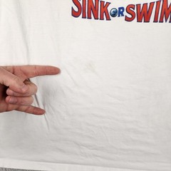 Tommy Bahama Shirt Mens XL White Sink Or Swim Golf Graphic Beach Tropical Tee