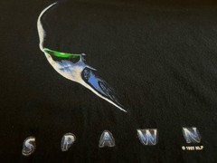 Vintage 90s Single Stitch Black Spawn Movie Promo Shirt NEW NWOT VTG Macfarlane