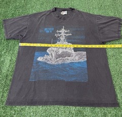 Vintage 90s “Blackbird USS Porter DDG 78 Freedoms Champion Warcraft T Shirt XL