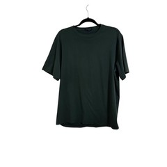 Lands’ End Crew Neck T-shirt 100% Cotton Men’s l Large Blue/green Undershirt