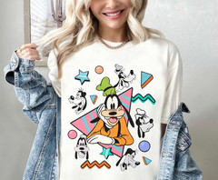 Retro 90s Goofy Portrait Shirt Comfort Colors Disney Family Vacation Trip 2026