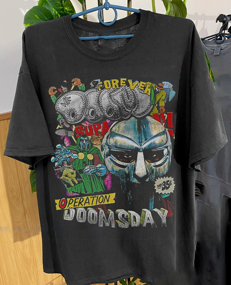 MF Doom Hip Hop Operation DoomSday Unisex T-Shirt Short Sleeve All Size
