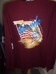 Reel Legends Men’s Fishing Long Sleeve T-Shirt Size Large