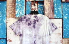 Unisex Nickelodeon Nick Toons Tie Dye Graphic Print T-Shirt LARGE Purple NEW
