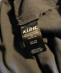 Kuhl Shirt Mens Large Kommando Crew 100% Cotton Long Sleeve Pocket Outdoor Men L