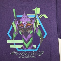 EvanGelion 1.0 Sz MED You Are Not Alone Lootcrate anime Graphic Tee shirt 826