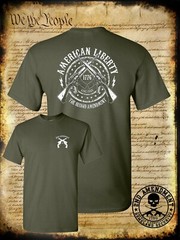 American Liberty 2nd Amendment AR-15 T-Shirt – 1776 USA Pro-Gun Firearm Rights