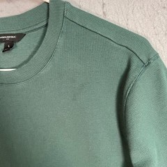 Banana Republic Mens Size Large Green Crew Neck T-Shirt Cotton Blend