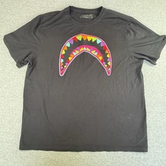 ETERNITY BC/AD BAPE Shark Mouth Embroidered Mouth T-Shirt Black 2XL