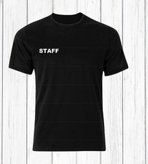 STAFF Tee T Shirt Work School Church Parties Wedding Special Events SM-3XL