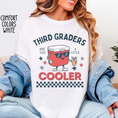 Third Grade Teacher Shirt Funny Cooler Teacher Back To School Teacher Gift Tee