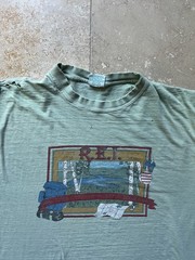 VTG REI Co-Op Harborside Graphics Short Sleeve Graphic T Shirt Size Large 90s