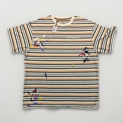 Gallery Dept Striped Paint Splatter T Shirt Men’s Size M Made In USA NWT