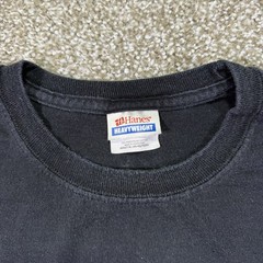 Vintage Poke Smot Tm Marijuana Tee Size XL 90s Black Tee 4:20 Cannabis