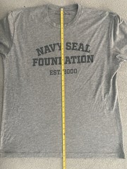 US NAVY SEAL FOUNDATION NAVAL SPECIAL WARFARE TEE XL MEN