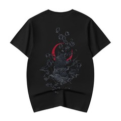 Niepce Japanese Streetwear T-Shirt Embroidery Graphic Tee for Men
