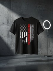 Unisex Vintage American Flag World’s Best Dachshund Dad Silhouette for Women Men