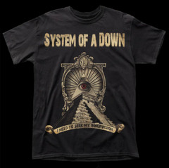 System of a Down SOAD PYRAMID Black Unisex T-shirt Size S-5XL