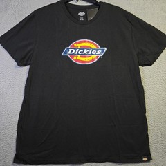 Dickies Shirt Mens 2XL XXL Black Regular Fit Classic Casual Logo Work Wear NWT