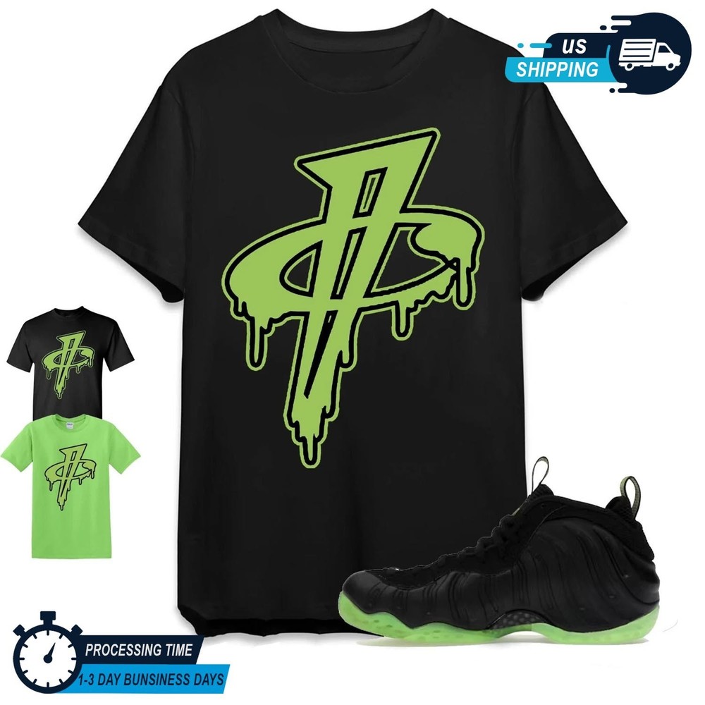 Tee Shirt Matching Foamposite One Black Volt To Match Sneakerhead Penny 1 Cent