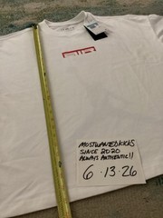 NWT Nike Air Jordan Jumpman “Air” White Graphic Loose Fit T-Shirt Men’s Sz M
