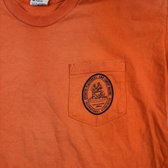 Bayside Union Local 797 OPCMIA Las Vegas Orange SS Graphic Shirt Men’s XL Faded