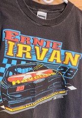 1994 Tultex Ernie Irvan T Shirt Mens XL #28 Car Nascar Checkered Flag Sports VTG