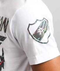 Men’s American Fighter Premium Fairbanks Tattoo MMA White T-Shirt Tee XS-XXXL