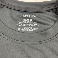 Legoland Florida Resort, Long Sleeve XXL, 100% Polyester. Slight Damage To Cuff.